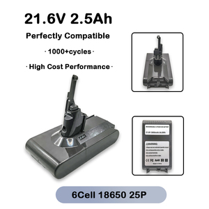 安全可靠、可更换的卡扣式电池，可快速充电，保持强劲吸力 - Product Image 1