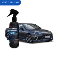 Best-seller 300ml Revêtement Hydrophobe pour Voiture, Cire de Soin Automobile en Spray Haute Brillance Anti-UV, Revêtement Céramique Nano Graphène pour Vitres Auto