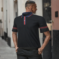 Chemise décontractée à manches courtes pour homme, col en V, coupe classique, vêtements de sport, séchage rapide, polyester/coton, imprimée sur mesure