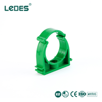 Clip de fixation pour tuyau PPR certifié ISO LEDES, support modulaire en plastique pour fixation de tuyaux d'eau PPR