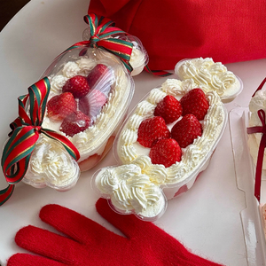 Caja de Regalo <span class=keywords><strong>para</strong></span> Dulces de Fiesta, Caja de Plástico Transparente con Forma de Pastel <span class=keywords><strong>para</strong></span> Frutas y Pasteles, <span class=keywords><strong>para</strong></span> Niños - Product Image 3