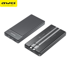 <span class=keywords><strong>AWEI</strong></span> แบตสำรองอเนกประสงค์ 10000mAh ชาร์จเร็<span class=keywords><strong>ว</strong></span> 22.5W พร้อมสายชาร์จในตัว - Product Image 4