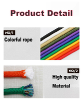 Cordon en paracorde personnalisé de 4 mm, 7 brins, type III, en nylon tressé, pour équipement tactique