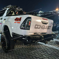 Open N Pick Up Part Pare-chocs arrière en acier pour Hilux 2021 + Accessoires de barre de pare-chocs pour Hilux Revo Rocco 2021 +