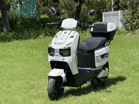 Foreign Trade Hot Style Electric Motorcycle 60/72V Lead-acid Battery 1000W/1200W/1500W Long Endurance Food Delivery Model