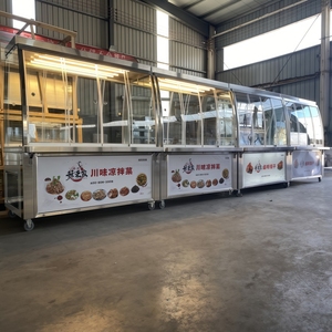 Vitrine de <span class=keywords><strong>charcuterie</strong></span> internationale pour canard rôti chinois, <span class=keywords><strong>charcuterie</strong></span> <span class=keywords><strong>italienne</strong></span> et saucisses allemandes avec protection de porte en verre - Product Image 5