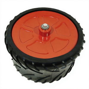 Roues de ferme en caoutchouc évidées HUICHAO 14*8 pouces avec roulement 6004 pour cultivateurs, semoirs et planteuses - Product Image 1