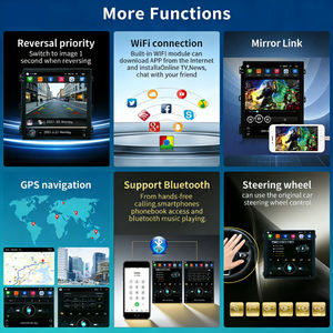 Écran tactile vertical Carplay 9,7 pouces pour <span class=keywords><strong>Ford</strong></span> <span class=keywords><strong>Fiesta</strong></span> 2009-2016, autoradio Android 2G 32 Go, GPS AHD - Product Image 3