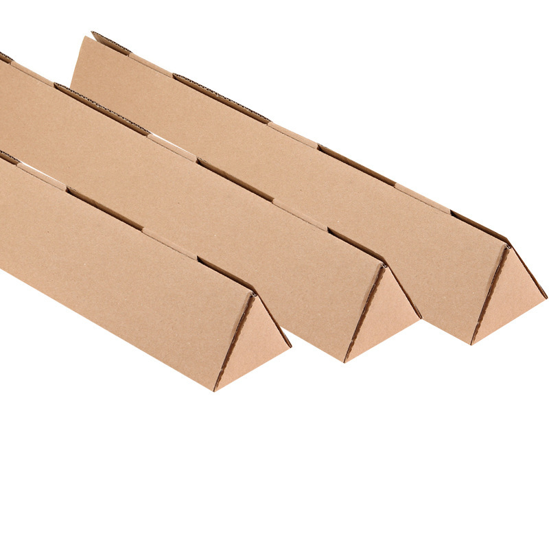Triangular Shipping Corrugated Box Long Paper Tube Box For Fishing Rod, Umbrella, Poster, Flower And Long Item Packaging