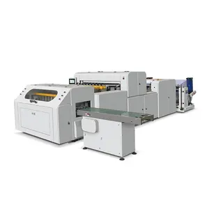 Venta caliente de impresión automática A4 máquina cortadora de papel A3 A4 A5 tamaño cortador de papel y máquina de embalaje para la venta