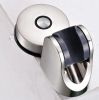 Support mural de douche réglable en acier inoxydable, 2022, fixation avec ventouse, amovible et réutilisable sous vide, pomme de douche