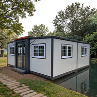 Maison préfabriquée Conteneur de transport familial Petite maison modulaire Conteneur extensible de la salle des machines de 2 chambres à coucher