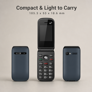 <span class=keywords><strong>Téléphone</strong></span> portable à clapet 4G <span class=keywords><strong>avec</strong></span> grand clavier en caoutchouc, <span class=keywords><strong>téléphone</strong></span> mobile pour seniors <span class=keywords><strong>avec</strong></span> touche SOS d'urgence pour les utilisateurs âgés - Product Image 5