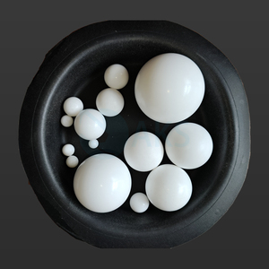 كرات PTFE مخصصة عالية الدقة عالية الجودة سطح مصقول دائم من البلاستيك معالجة المياه بأفضل سعر - Product Image 4