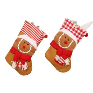 <span class=keywords><strong>Bas</strong></span> de Noël de fête tricotés avec motif de cerf flocon de neige pour décorations de cheminée ornements suspendus d'arbre de Noël sacs-cadeaux - Product Image 6
