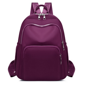 Sac à dos simple et de haute qualité pour femmes, idéal pour les voyages, les loisirs, l'école, avec logo personnalisé, design tendance, pour femmes, commande en gros, livraison rapide, assortiment varié. - Product Image 2