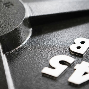 Venta al por mayor Fitness gimnasio hierro fundido pintura peso placa libras levantamiento de pesas hierro fundido peso estándar placas - Product Image 5