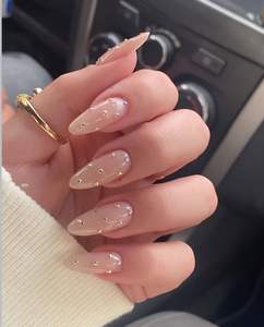 Ongles à presser style <span class=keywords><strong>Swarovski</strong></span>, entièrement recouverts de <span class=keywords><strong>strass</strong></span>, couleurs Aurora et Clear Gem, design maximaliste Red Carpet - Product Image 5