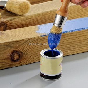 4 pièces pinceaux en cire de craie à poils naturels pour peinture de meubles épilation à la cire <span class=keywords><strong>acrylique</strong></span> lait décor à la maison avec pinceaux à pochoir - Product Image 6