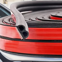 Joint d'étanchéité auto-adhésif en EPDM pour bord de porte de voiture, insonorisant, résistant aux intempéries, avec options de soudage et de découpe