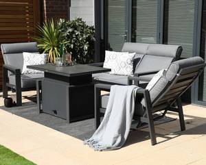 YASN Luxury Modern Outdoor Reclining Lounge Set <strong>Garden</strong> <strong>Furniture</strong> With Adjustable <strong>Rising</strong> <strong>Table</strong> - Product Image 2