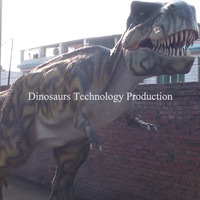 Modèle de dinosaure T-Rex géant animatronique pour extérieur, idéal pour la décoration des parcs et prairies