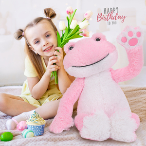 Vente en gros de <span class=keywords><strong>grenouille</strong></span> géante douce en peluche pour enfants garçons filles anniversaire fête de noël décor chambre d'enfant cadeau de douche de bébé - Product Image 1
