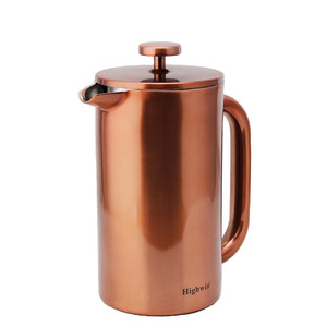 HGIWHIN Presse à café isolante <span class=keywords><strong>Cafetière</strong></span> à pression <span class=keywords><strong>française</strong></span> en acier inoxydable à double paroi - Product Image 2