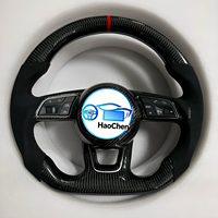 Volant sport personnalisé en cuir perforé avec logo S pour Audi A1 Q2 SQ2, modification intérieure de voiture compacte