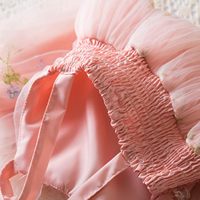 Robes tutu pour filles à épaules dénudées avec motif de fleurs pour fête, vêtements pour enfants, jupes tutu en tulle pour soirée d'anniversaire et carnaval pour filles