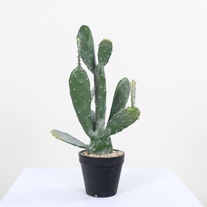 Cactus Artificial Dream Castle de 46 cm, Bonsái de Múltiples Cabezas, Planta Decorativa Plana para Interiores, Adorno para el Hogar Estilo Desierto - Product Image 2