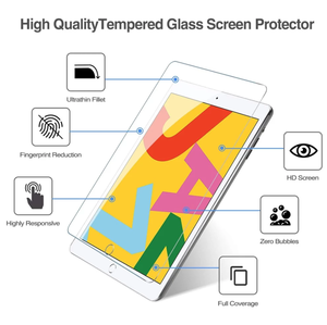 Film protecteur d'écran en verre trempé anti-rayures 9H sans bulles pour iPad 10,2 pouces 7e, 8e et 9e génération 2019 2020 2021 - Product Image 2
