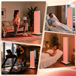 Panel de Terapia de Luz Roja VITARED con Soporte de Piso, Ruedas con Bloqueo, Compatible con EE. UU., 240 LED, Espectro de 660/850nm - Product Image 3