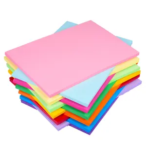 Hoge Kwaliteit 75gsm Bristol Kleur Karton Fluorescerend Papier Neon Oranje Handwerk Briefpapier Kinderen School Papier