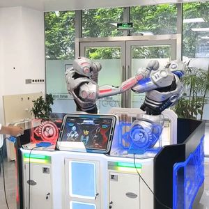 Robot de combat interactif géant télécommandé pour deux joueurs, avec rotation et attaque, robot humanoïde de boxe télécommandé - Product Image 2