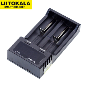 Chargeur de batterie USB double fente LCD Liitokala <span class=keywords><strong>Lii</strong></span>-S2 1A pour batteries lithium-ion rechargeables - Vente en gros - Product Image 2