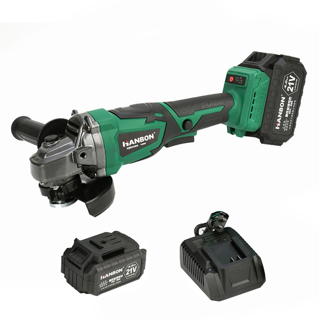 125mm Angle Grinder 21V Li Ion Rechargeable Lithium Battery Cordless Grinder Brushless Cordless Mini Angle Grinder