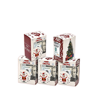 Boîte-cadeau personnalisée avec impression de couleurs personnalisées, gaufrage, recyclable, écologique, pour la veille de Noël, ensemble de boîtes-cadeaux, emballage de boîte surprise
