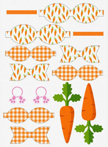 Decorazione in PVC Impermeabile Effetto Litchi da 1mm con Stampa Coniglio Pasquale, Uovo e Carota per Abbigliamento, Fiocchi, Divani, Borse, Feste e Festival - Product Image 6