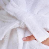 Peignoir de Bain Femme Luxe 100 % Coton, Haute Qualité, Style Hôtel de Luxe