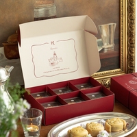 Caja de Envío Personalizada con Inserto, Impresión Offset, Empaque para Postres de Panadería, para Regalo de Pastel Lunar, Materiales Reciclados, Sushi