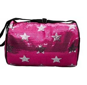 Bolsa de lona de viaje de lentejuelas deportivas para gimnasio con separación húmeda seca para mujer con compartimento para zapatos, yoga ligero para mujer - Product Image 2