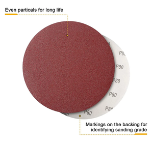 USA Local Stock -6/9/<strong>12</strong> Inch PSA Self Adhesive <strong>Sanding</strong> <strong>Disc</strong> Multi-Grit (80-1000) for Wood/Metal/Drywall - Product Image 2