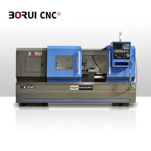 CK6140 4 metre otomatik besleme ile donatılmış Cnc torna 8 12 pozisyon torna taret Cnc torna 2000mm uzunluk