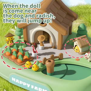MILI dessin animé Surprise ferme jouet enfants nouveau éducatif <span class=keywords><strong>Mobile</strong></span> amusant dessin animé semblant maison <span class=keywords><strong>jeu</strong></span> Surprise ferme scène jouet - Product Image 5