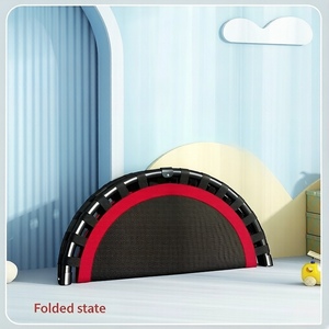 Mini <span class=keywords><strong>trampoline</strong></span> pliable, durable, écologique, pour enfants et adultes, avec main courante réglable, bandes élastiques silencieuses, pieds à ventouses, capacité de charge de <span class=keywords><strong>300</strong></span> lb - Product Image 3