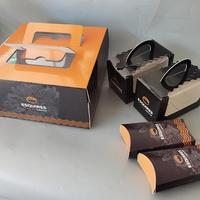 Boîte à collation et à nuggets de poulet personnalisée, boîte alimentaire sur mesure, boîte à pâtes à emporter, boîte alimentaire jetable
