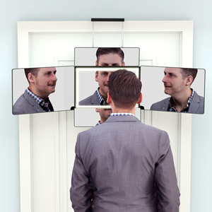 3 <span class=keywords><strong>Way</strong></span> Trang Điểm Gương Ánh Sáng <span class=keywords><strong>DIY</strong></span> Tóc Cắt Tool Trifold Gương Cho Tự Cắt Tóc Và Tạo Kiểu - Product Image 6