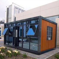 Maison conteneur extensible SKYLINE en kit à vendre – Mini-maison, boutique de thé au lait mobile, café, bureau, maison préfabriquée modulaire