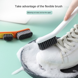 Cepillo de lavandería doméstico con cerdas suaves para limpieza de cuellos de zapatillas blancas pequeñas, venta al por mayor - Product Image 3